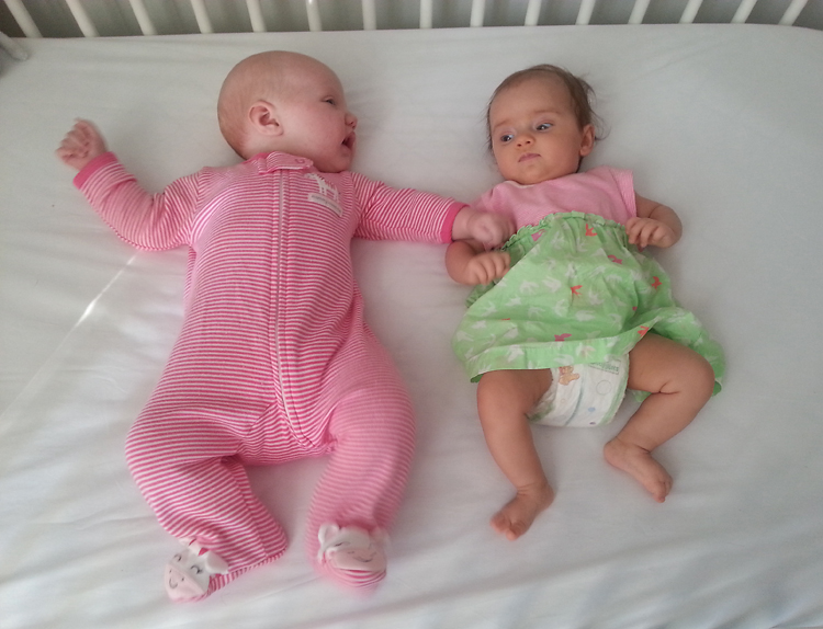 3 months old with other baby her age_resize