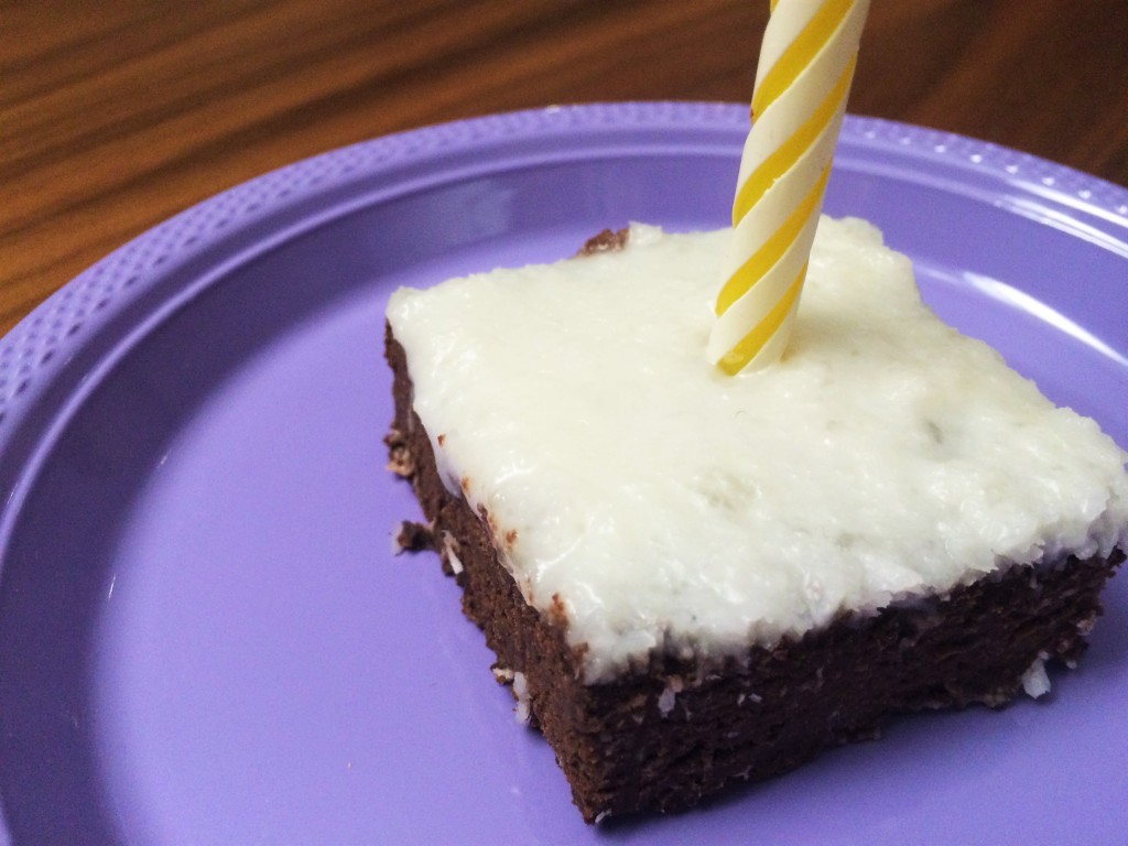 Healthy black bean brownie 