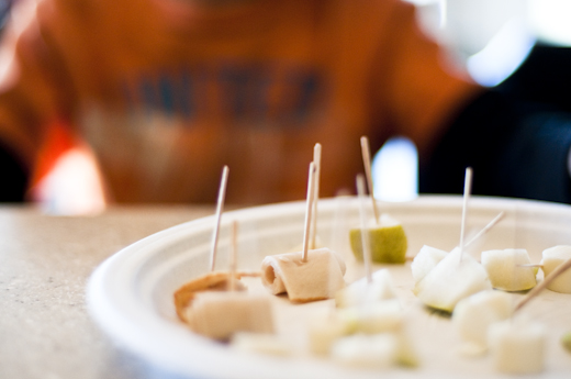 Picky eaters try new foods