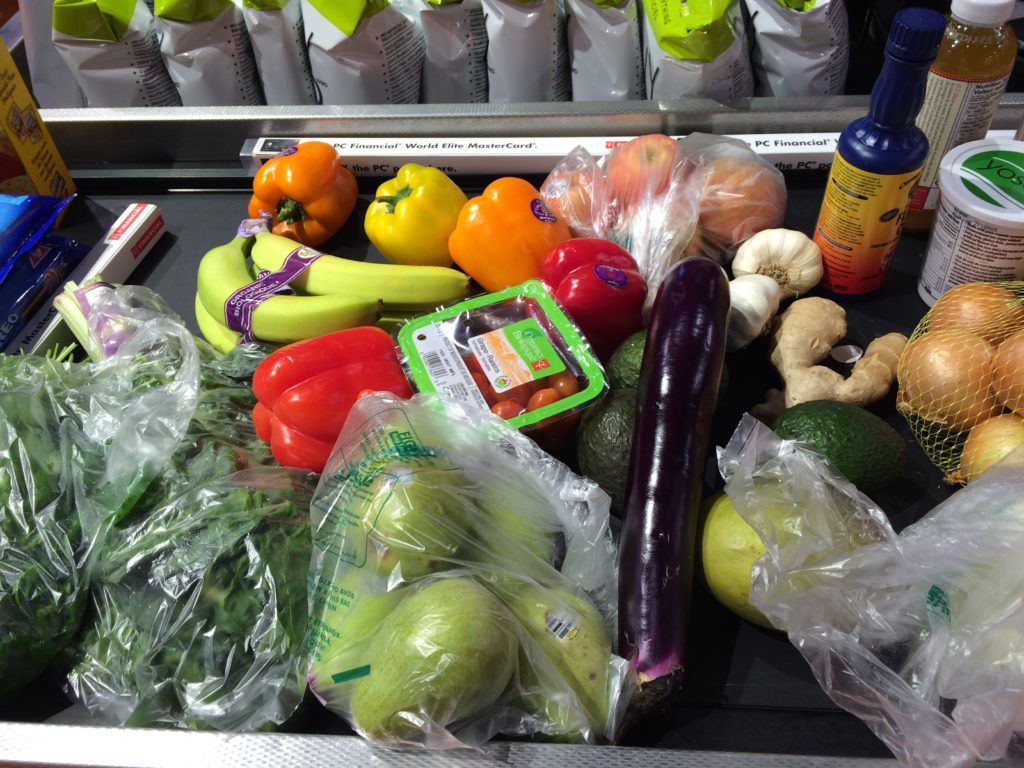 grocery shopping staples