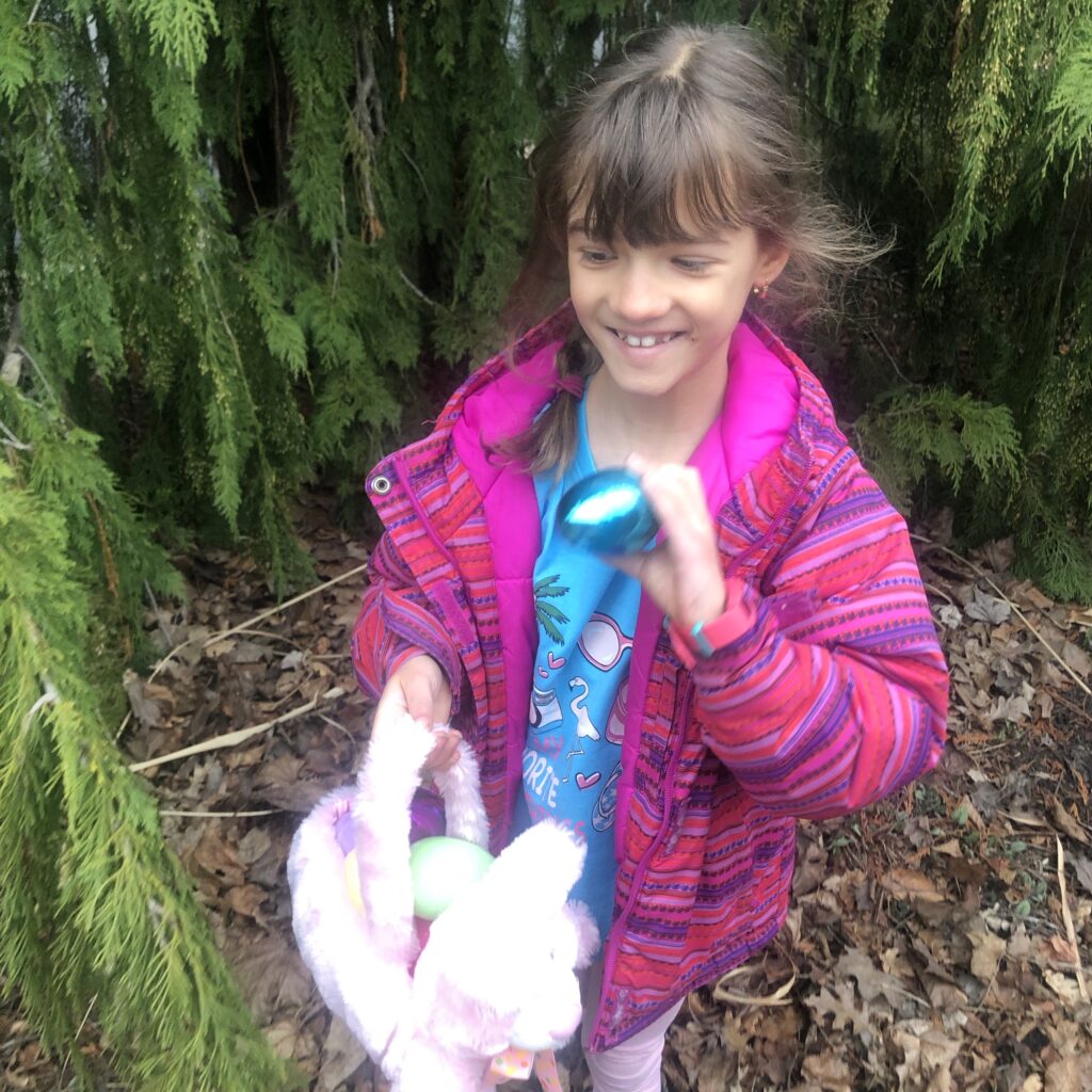 Healthy Easter Egg Hunt idea
