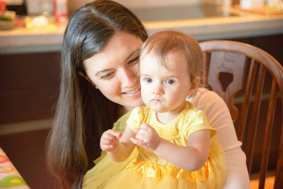 Danielle Binns and daughter