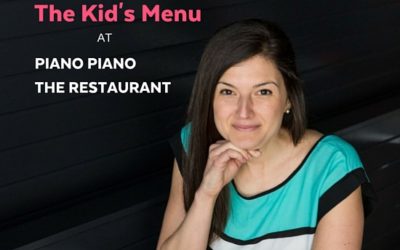 Kid’s Menu at Piano Piano the Restaurant