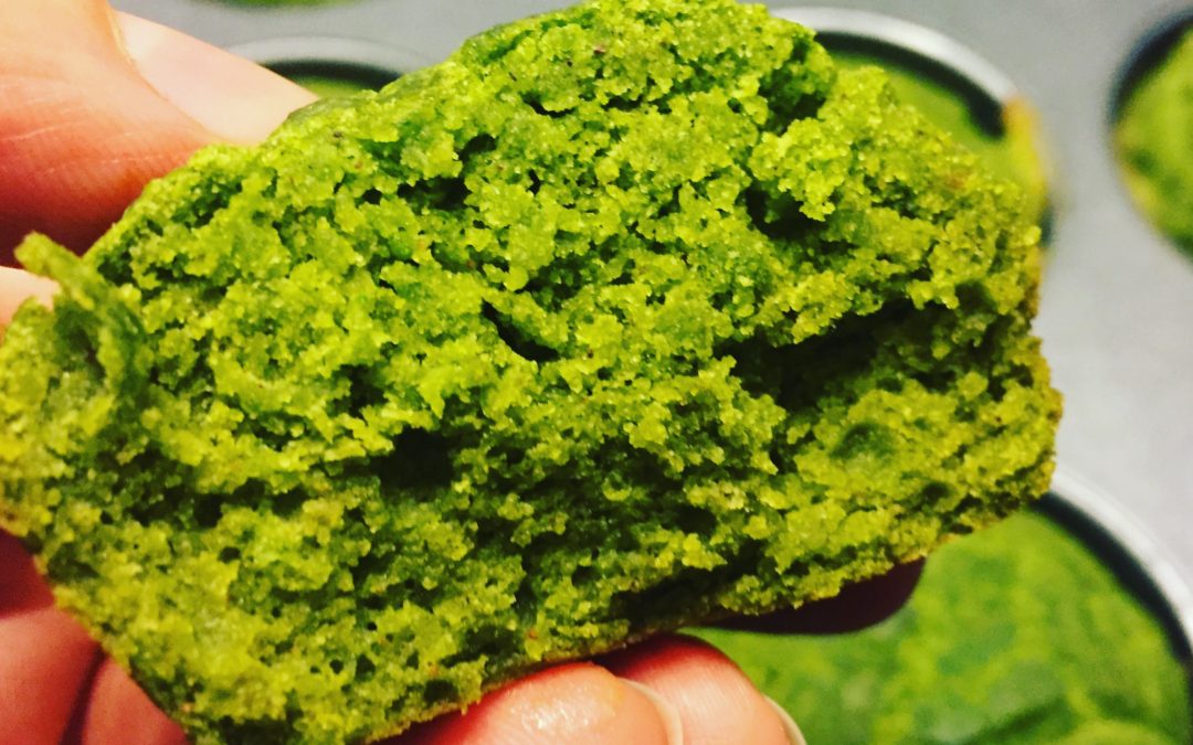 gluten-free spinach muffins