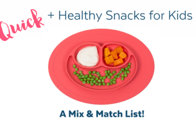 How to make quick and healthy snacks for kids