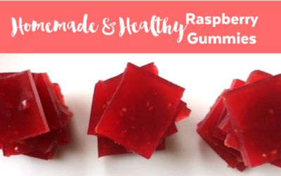 Homemade Healthy Raspberry Gummies