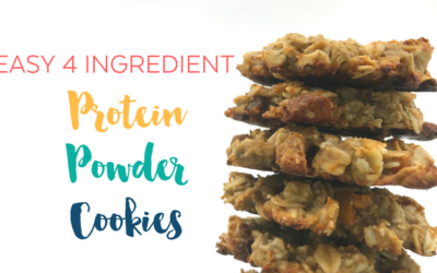 4 Ingredient Protein Powder Cookies