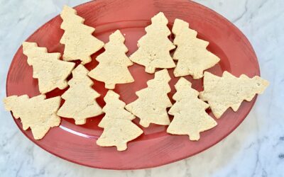 Gluten-Free Shortbread Cookies (only 3 ingredients, vegan, low-sugar)